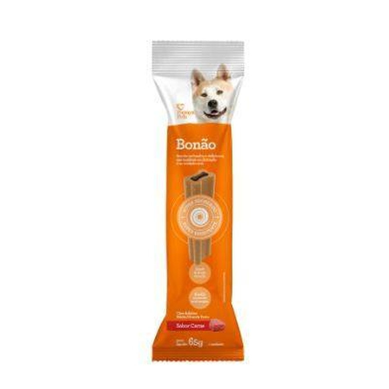 Bonão Raças Medias E Grandes Papaya Pets Carne 65g 1und Un