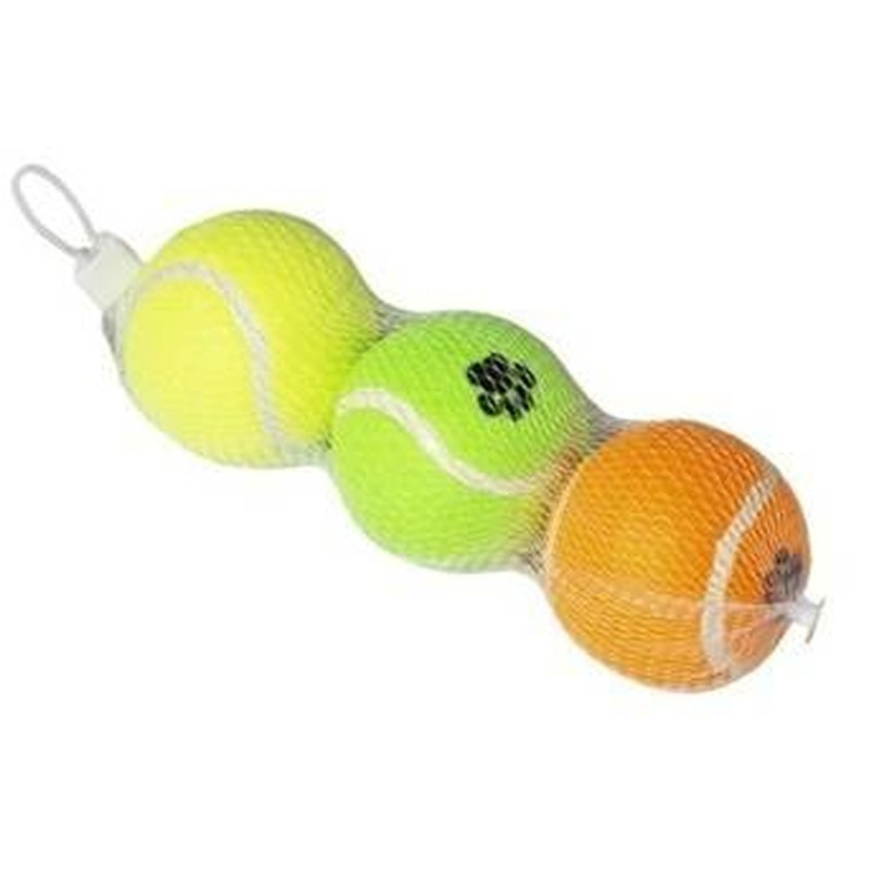 Bola De Tenis - Kit C/ 03 Bolinhas Dog136 Un