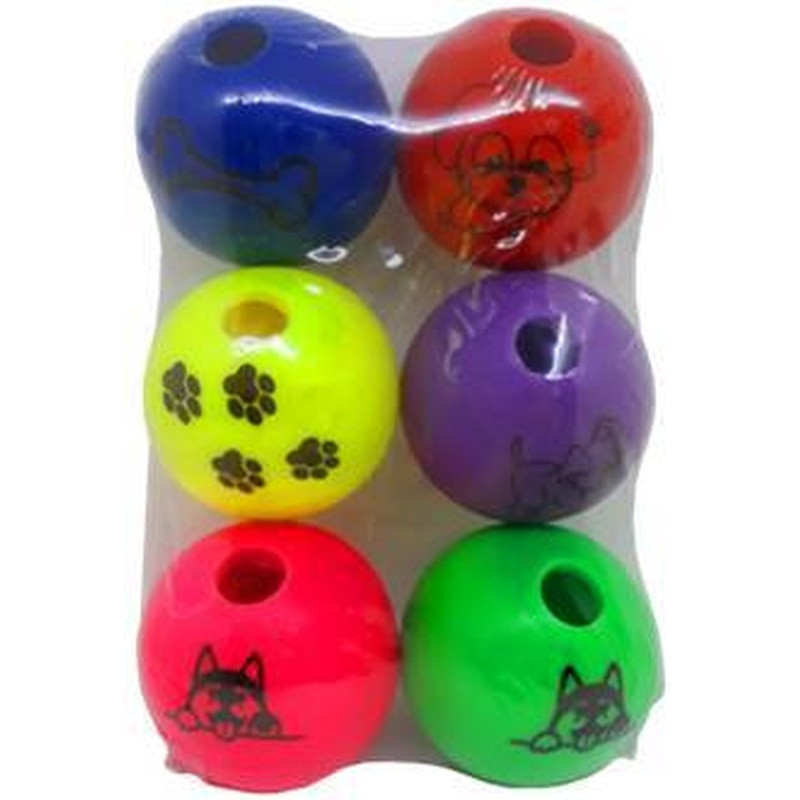 Bola Porta-Ração Média Kit C/ 06 Pçs Un