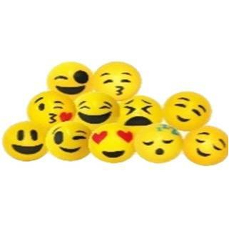 Bola Mini Emocoes Kit C/ 12 Unidades Un