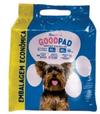 Tapete Higienico Good Pad 60x60cm - 100 Unidades Un