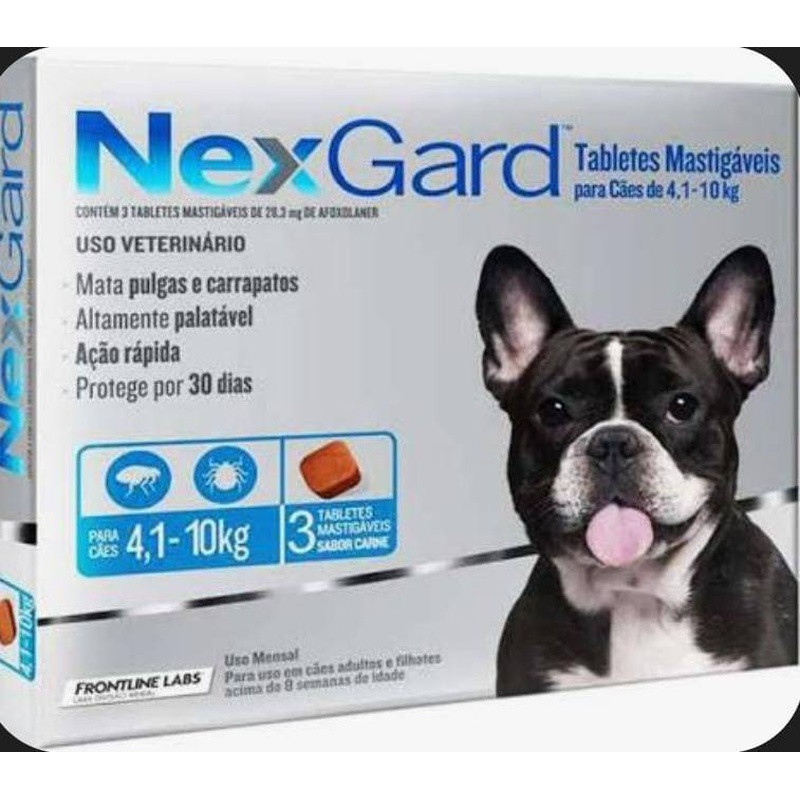 Nexgard M C/3 Tab 4 A 10kg Un
