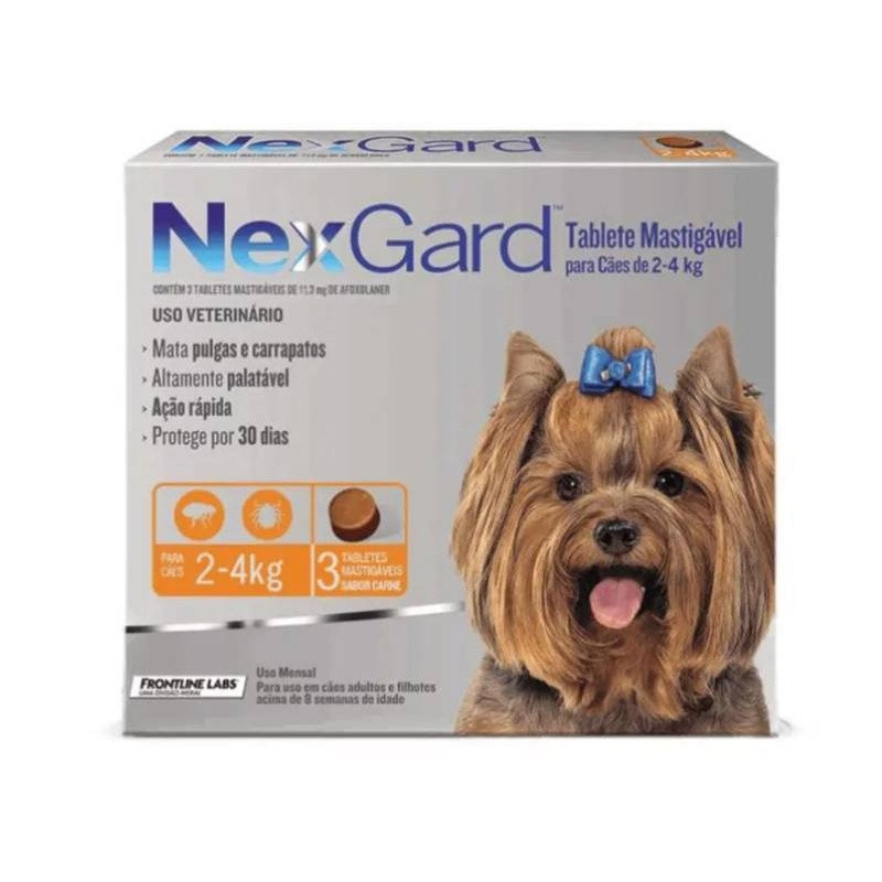 Nexgard P C/3 Tab 2 A 4kg Un