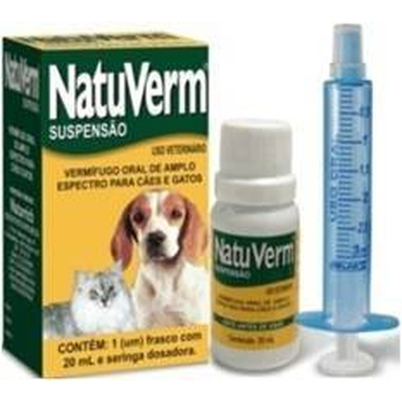 Natu Verm Suspensao 20ml Caixa Com 24 Un.