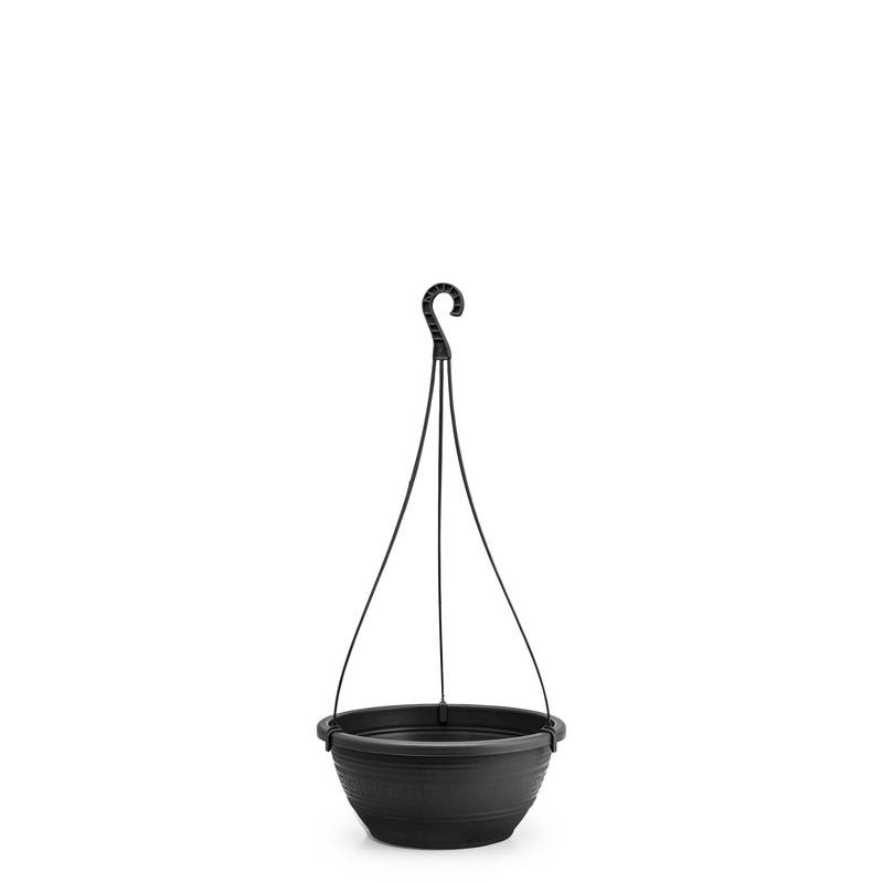 Vaso Redondo 500 Ml Com Alca 30 Cm Preto Un