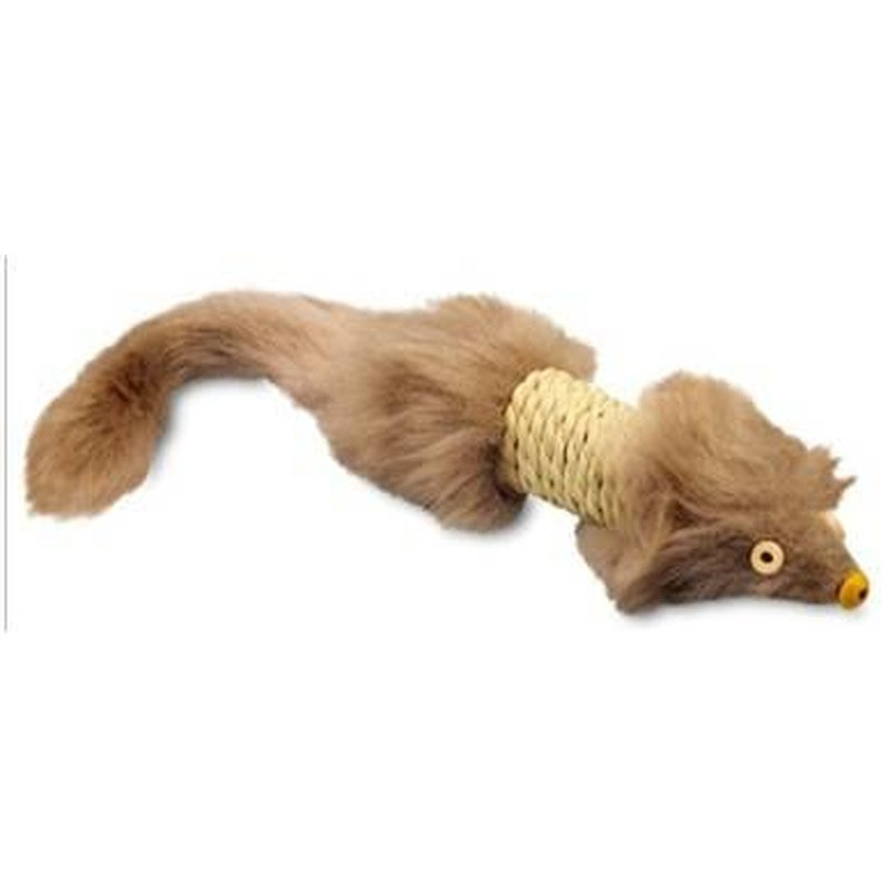 Brinquedo Pelucia Rato Com Sisal 20cm (Cat064) Un