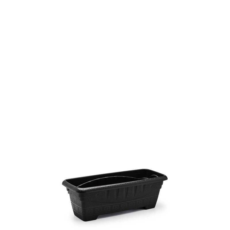 Vaso Retangular P 1,6 Litros Preto Un