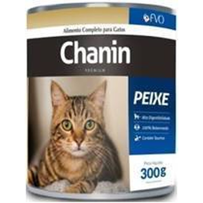 Pate Chanin Peixe Lata 280g Caixa Com 24 Un.