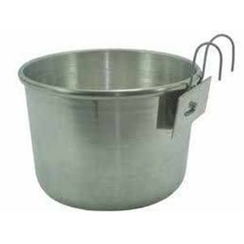 Caneca P/ Passaros Aluminio Gancho Gg Pct Com 6un.