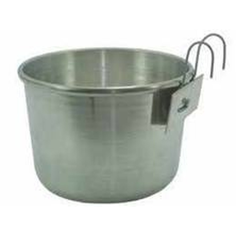 Caneca P/ Passaros Aluminio Gancho M Pct Com 6un.