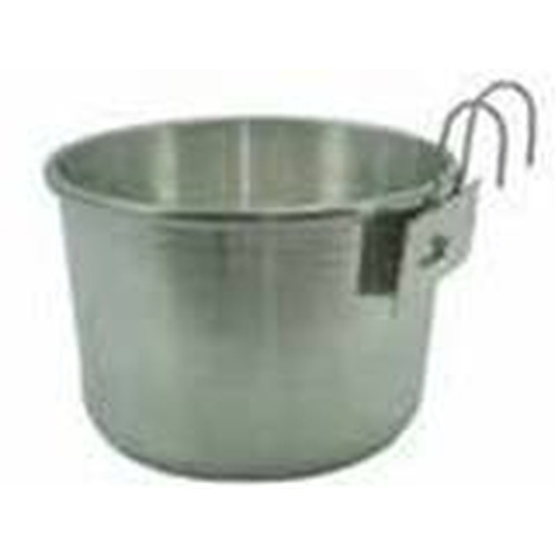 Caneca P/ Passaros Aluminio Gancho P Pct Com 6un.