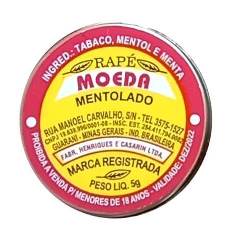 Rape Moeda Pct Com 20 Unid. Fd Mentolado