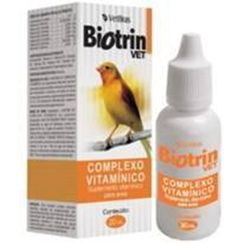 Biotrin Vet Complexo Vitaminico 20ml Caixa Com 24 Un.