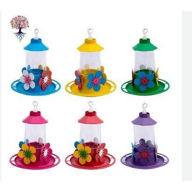 Bebedouro Beija Flor C/ Bandeija 250ml Pacote Com 6 Un