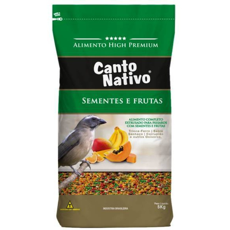 Canto Nativo C/Sementes E Frutas 5kg Un