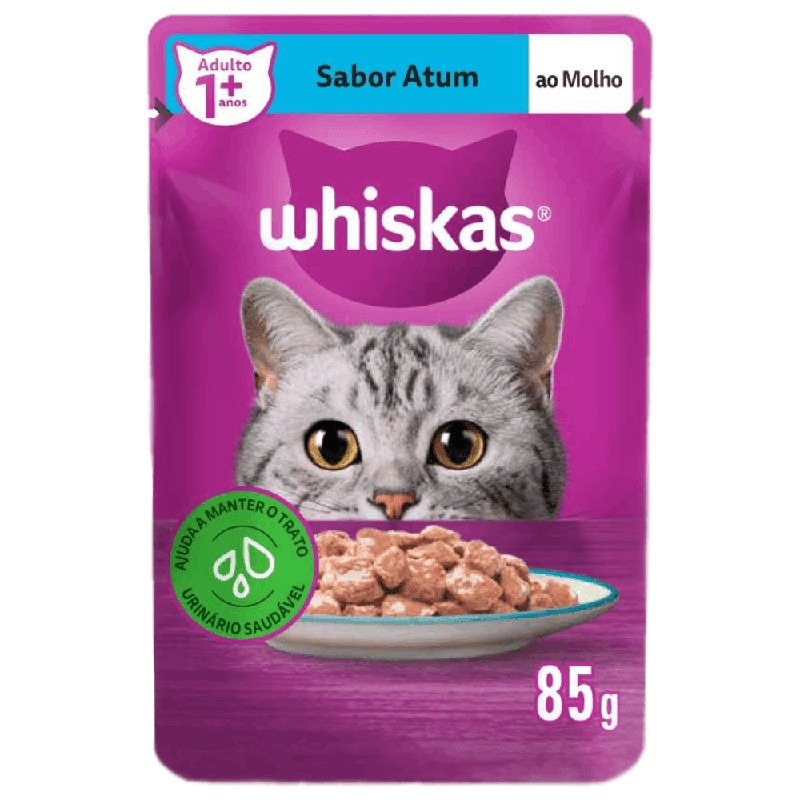 Whiskas Sache Atum Dp 85g Caixa Com 40x85gr