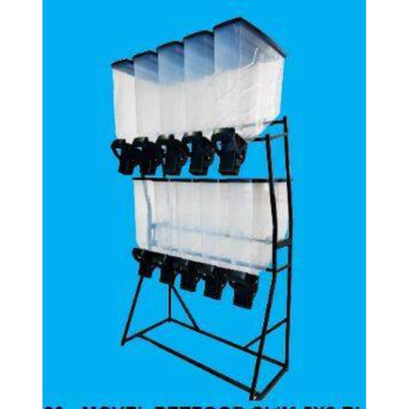 Dispenser Petfood Slim 5x2 Black 35 Lt Un