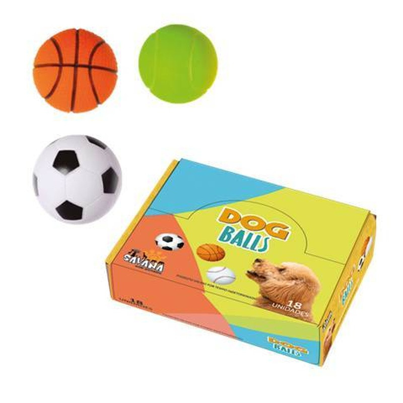 Display Brinq Vinil Bolas Esporte Kit C/18un Un