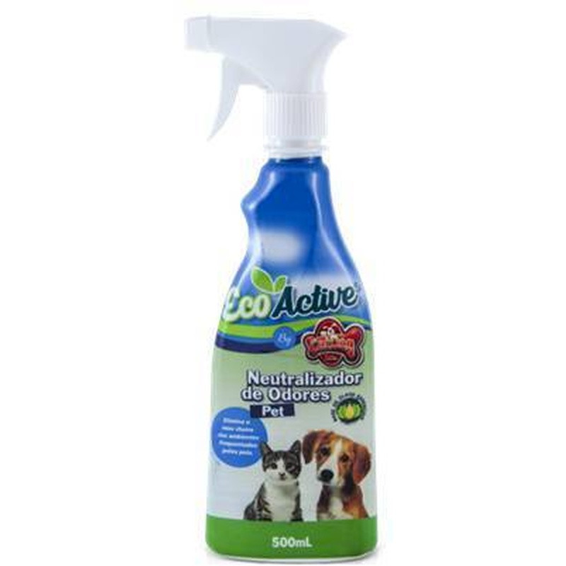 Ecoactive Neutralizador De Odores Cat Dog 500 Ml Caixa Com 12un.