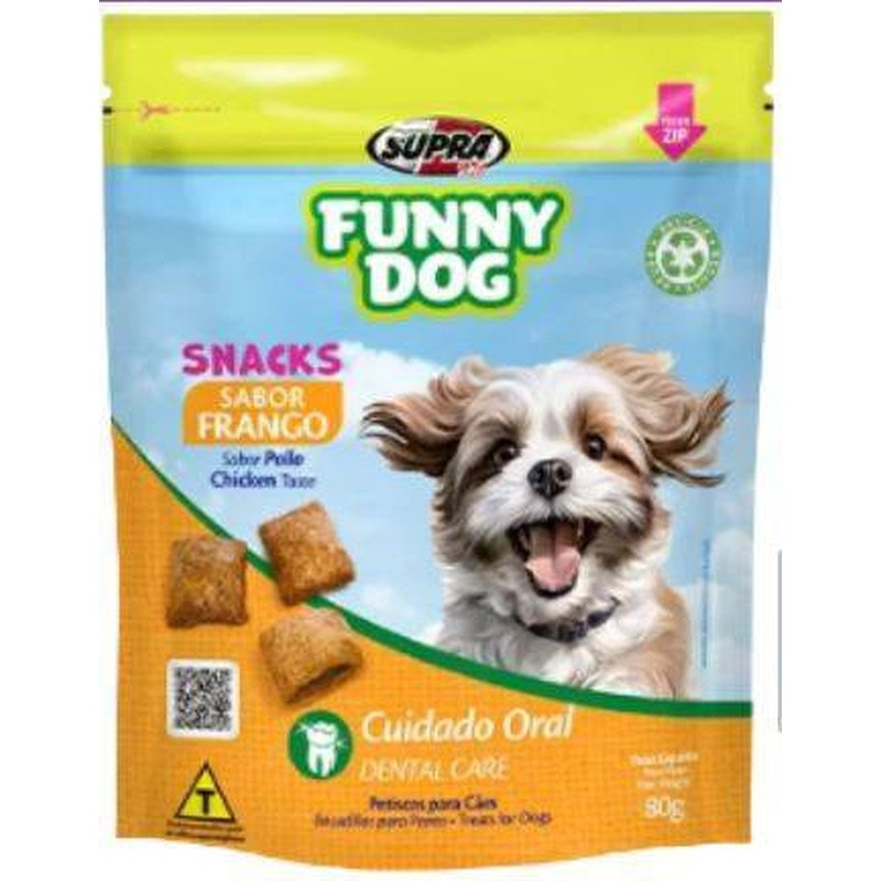 Funny Dog Frango 80g Caixa Com 12 Uniddes