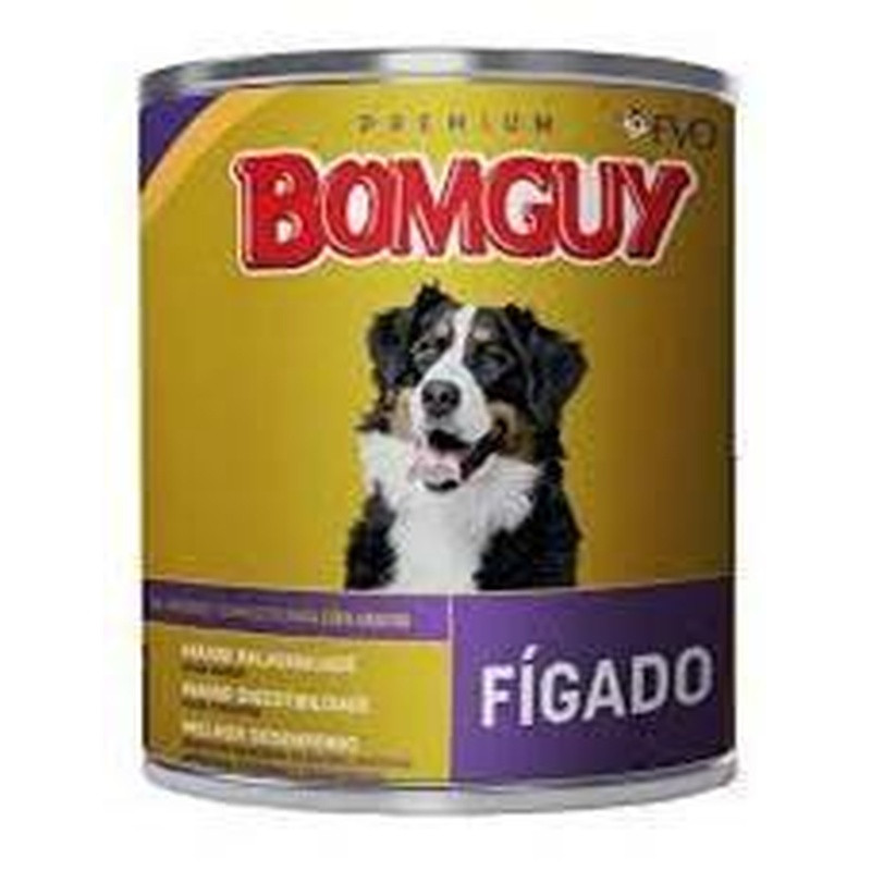 Pate Bomguy Figado E Frango Lata 280g Caixa Com 24 Un.