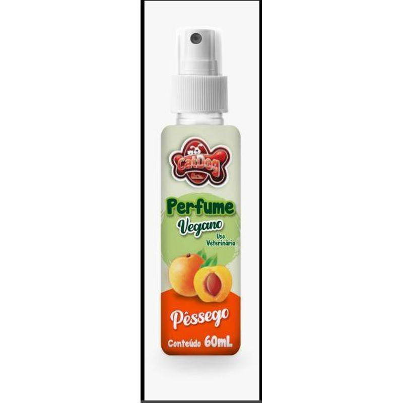 Perfume Vegano Pessego Catdog 60ml Caixa Com 12 Und