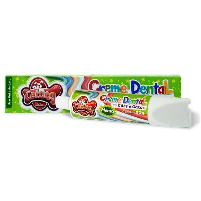 Creme Dental Pet Menta Caixinha 90 Grs Caixa Com 12 Un.