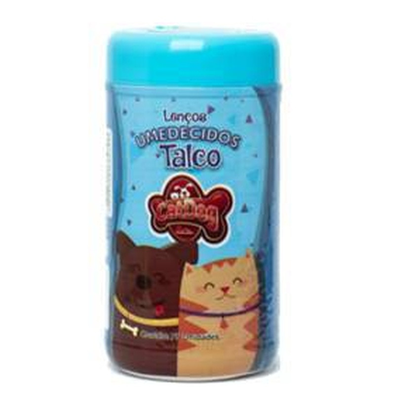Lenco Umedecido Cat & Dog Talco 75 Unidades Un Talco