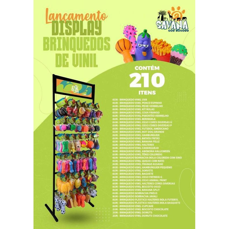 Kit Expositor Vinil C/210un Un