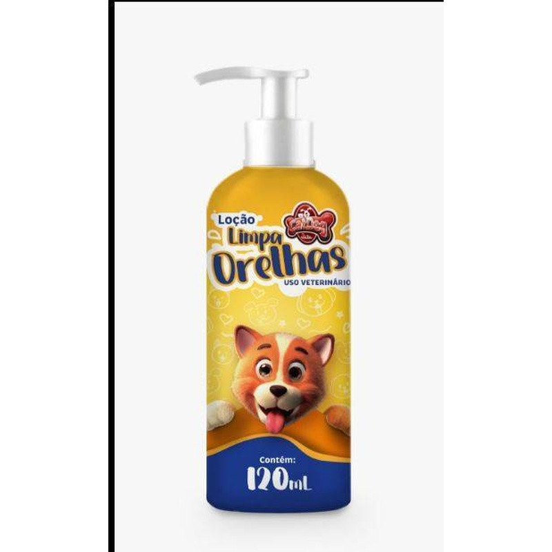 Limpa Orelha Catdog 120ml Caixa Com 12 Und
