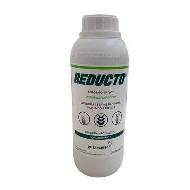 Reducto Herbicida Glisofato 1% C/ Adjuvante Nitrosin 1l Caixa Com 12 Und