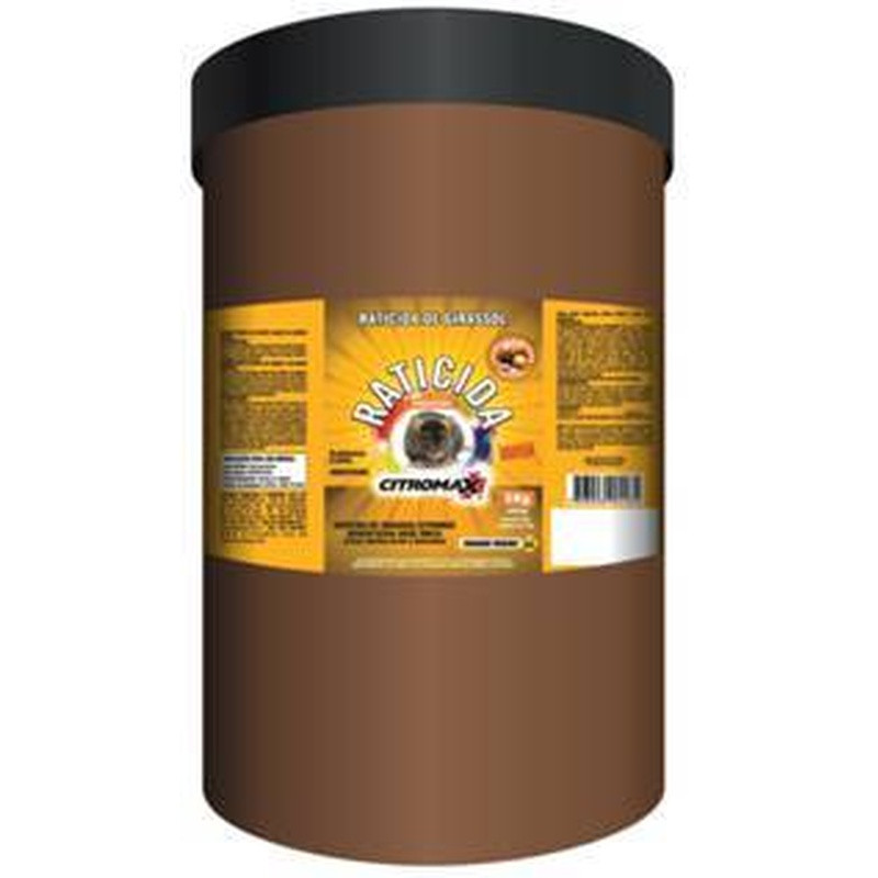 Raticida De Girassol Citromax Barrica 5kg (200 X 25gr) Un