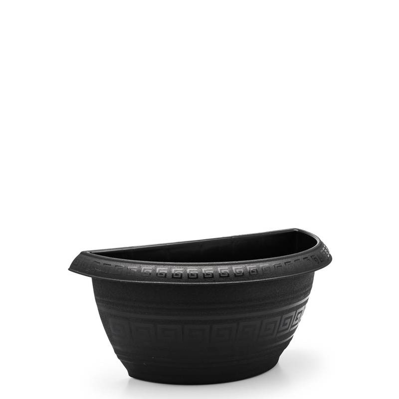 Vaso 5 Litros De Parede Preto Un