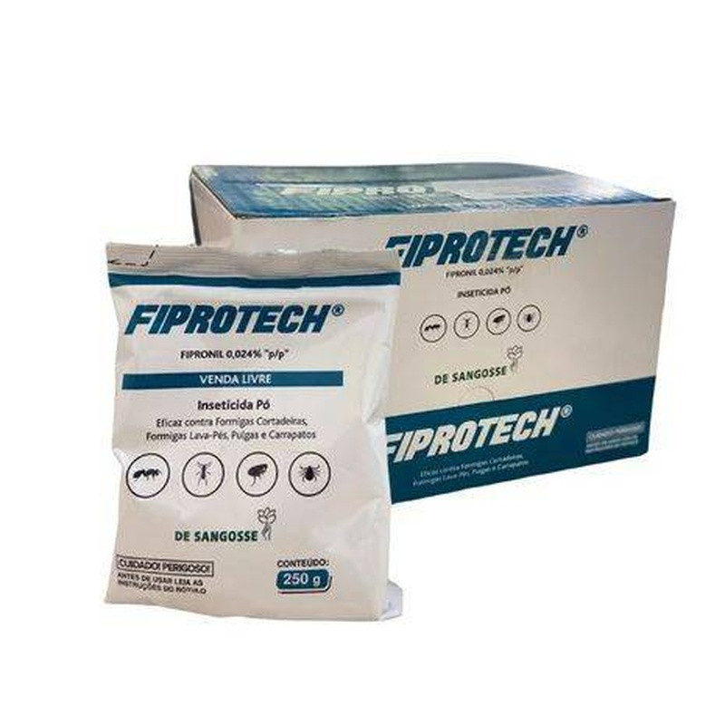 Fiprotech Inseticida Po Fipronil 0,024% Nitrosin 250g Un