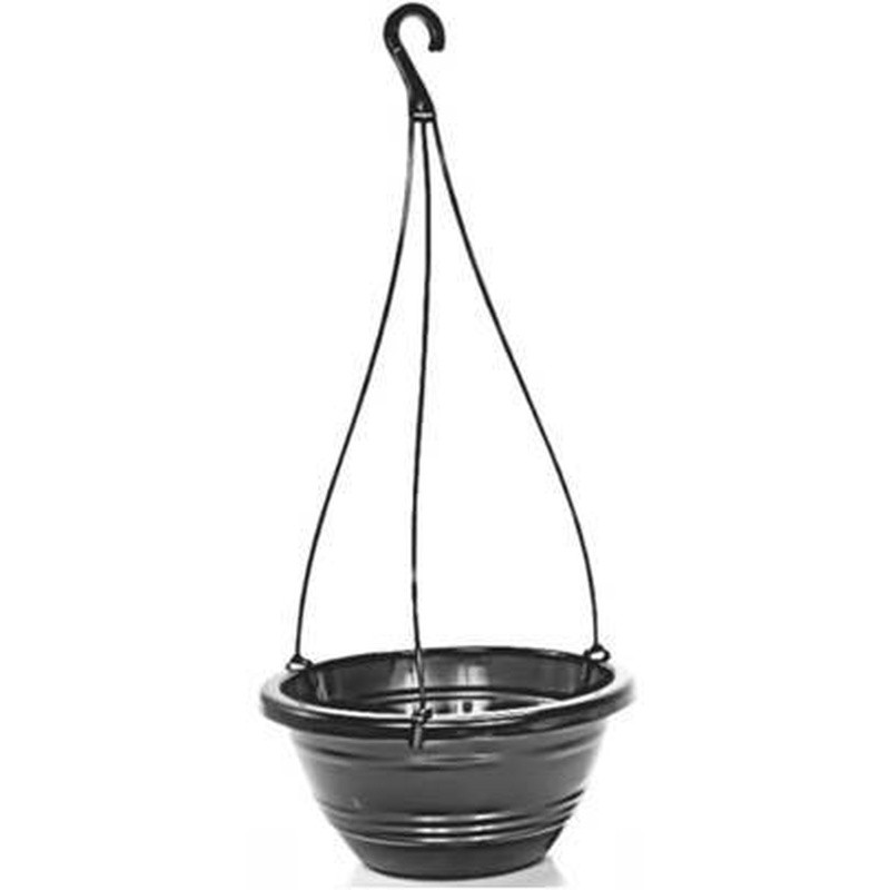 VASO CUIA PRETA 17CM C/ ALÇA PLASTICA UN
