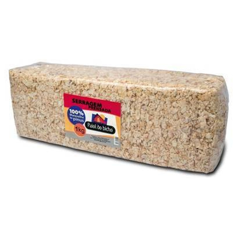 Maravalha Prensada 1kg Fardo Com 16 Pcts