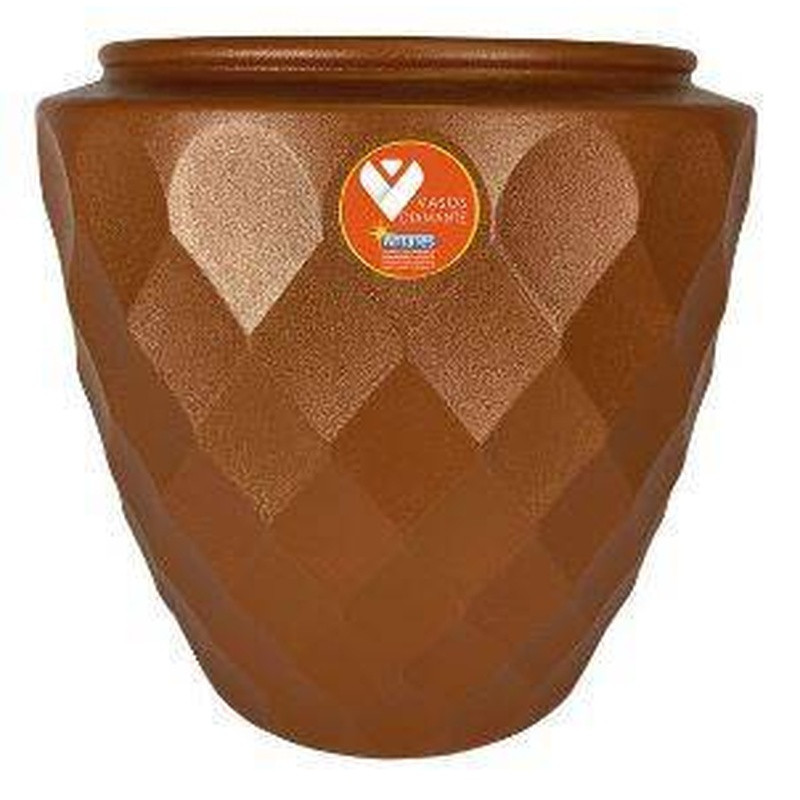 Vaso Diamante N 34 - 22 Lts - Antares Un Terracota