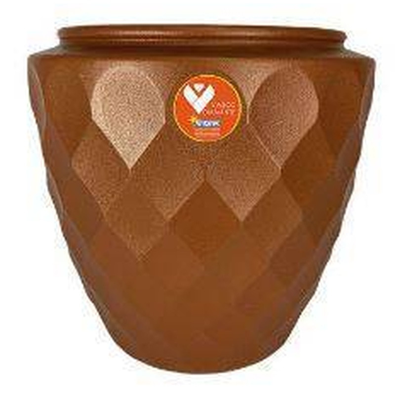 Vaso Diamante N 24 - 7 Lts - Antares Un Terracota