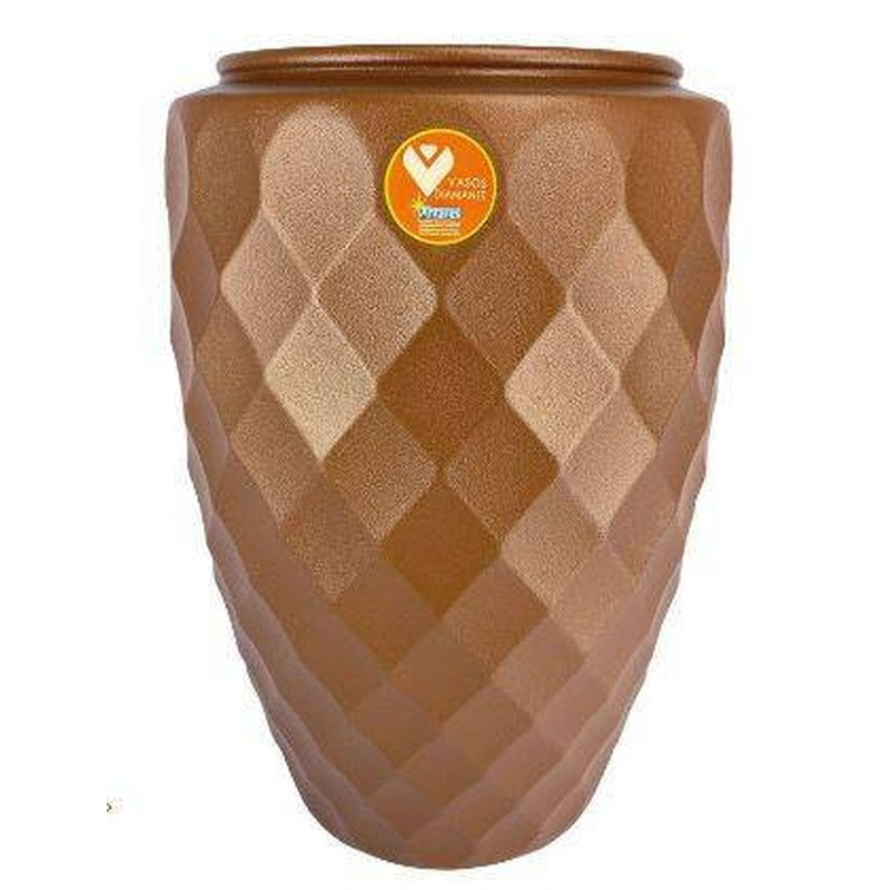 Vaso Diamante Alto N 36 - 40 Lts - Antares Un Terracota
