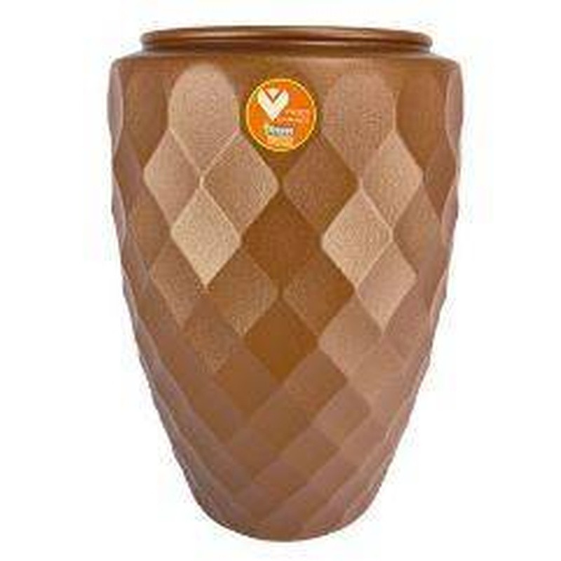 Vaso Diamante Alto N 19 - 6 Lts - Antares Un Terracota