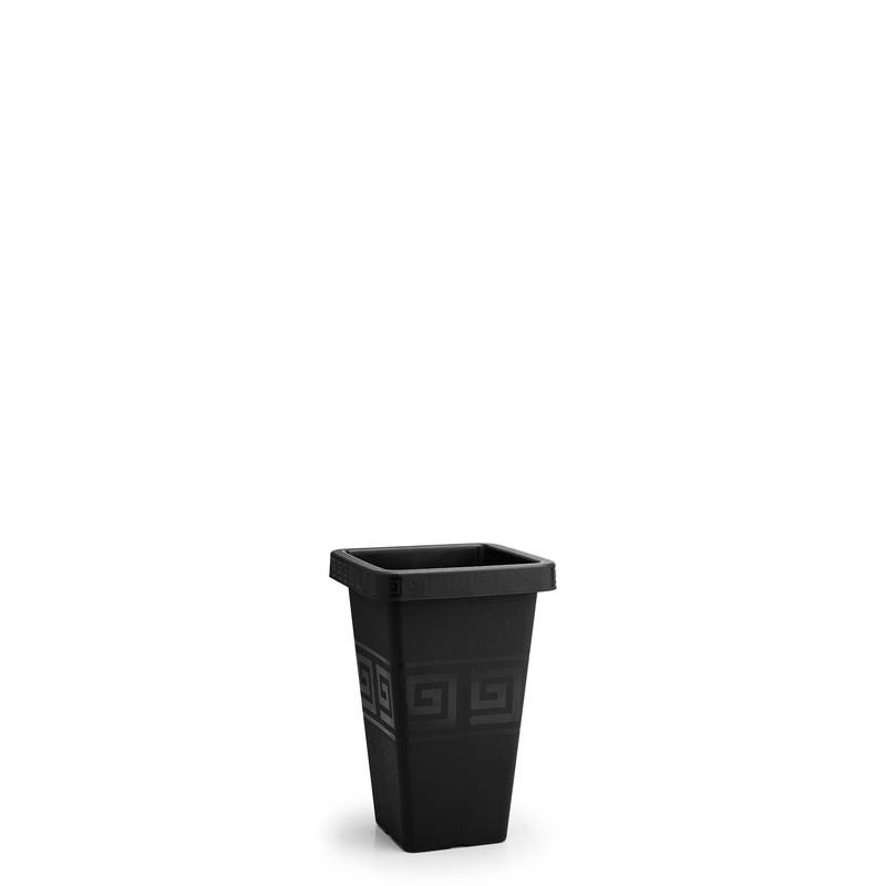 Vaso Grego Quadrado 4,5 Litros Preto Un
