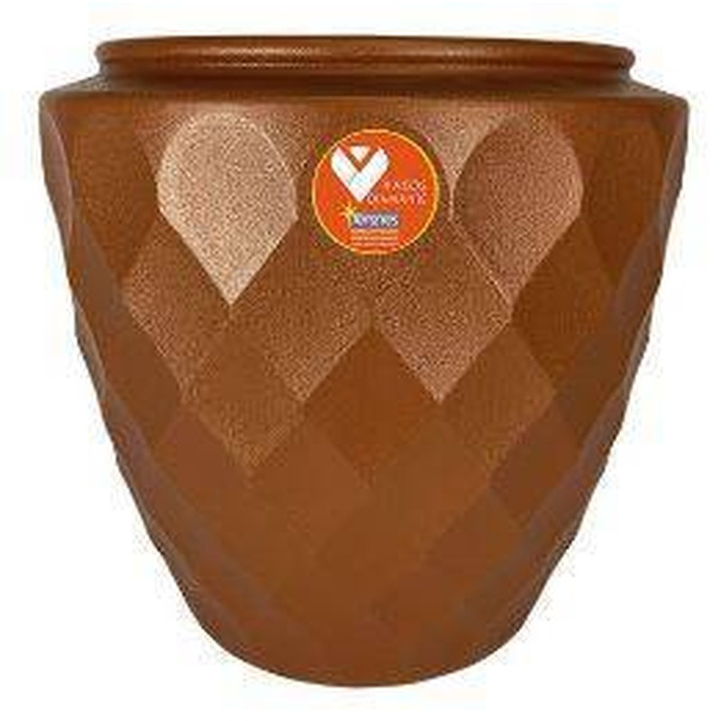 Vaso Diamante N 29 - 13 Lts - Antares Un Terracota