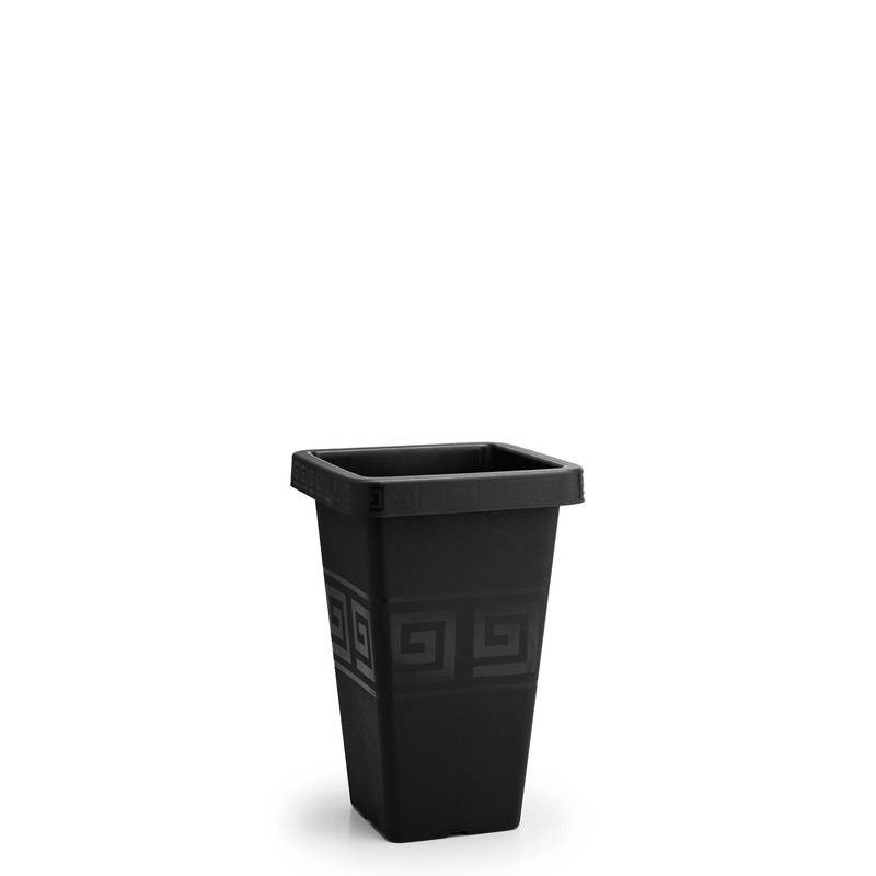 Vaso Grego Quadrado 10 Litros Preto Un