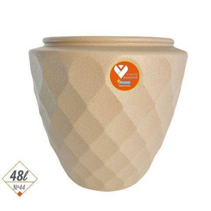 Vaso Diamante N 44 - 48 Lts - Antares Un Terracota