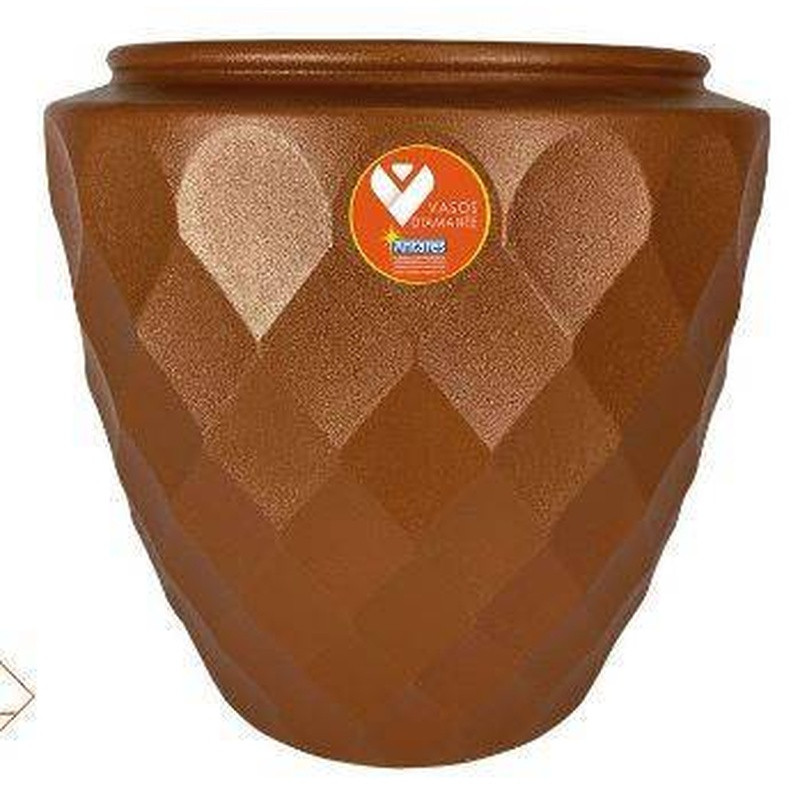 Vaso Diamante N 40 - 35 Lts - Antares Un Terracota