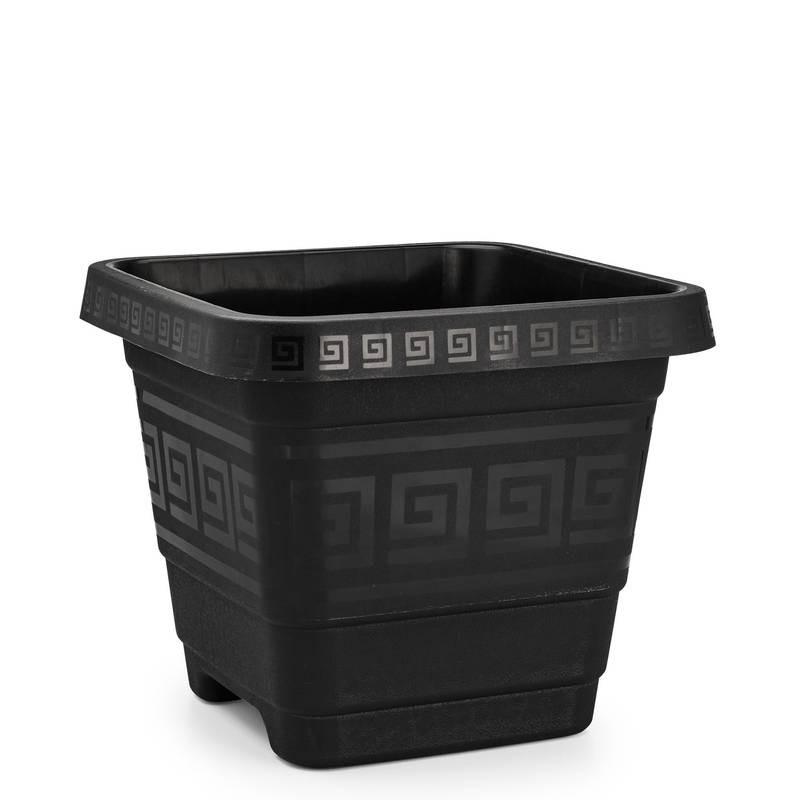 Vaso Quadrado Eg 29 Litros Preto Un