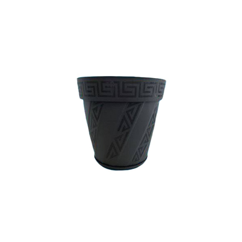 Vaso De Planta N 62 - 50 Lts - Preto C/Prato Antares Un