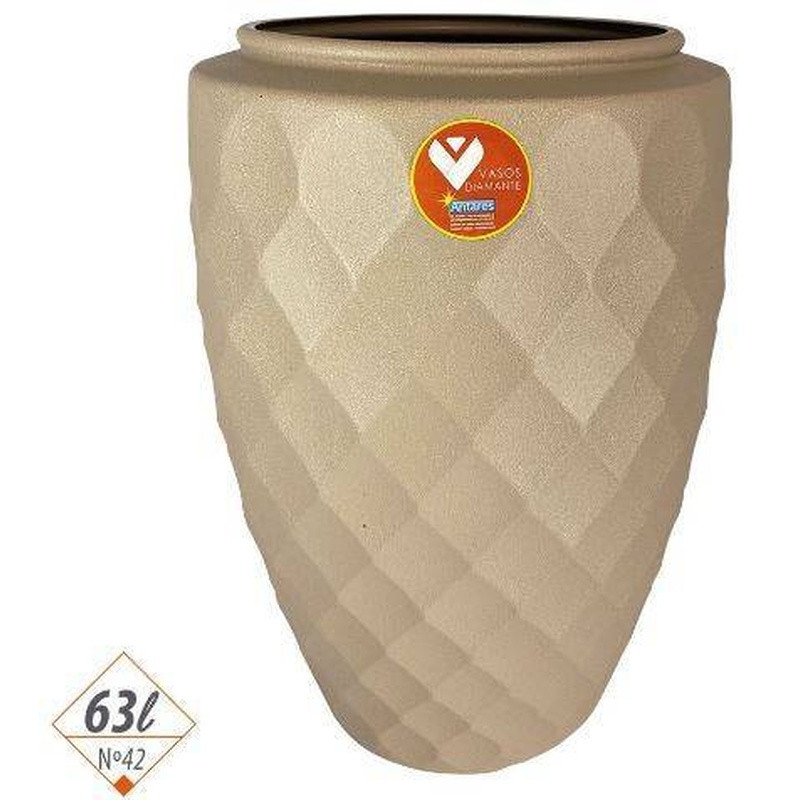 Vaso Diamante Alto N 44 - 86 Lts - Antares Un Areia