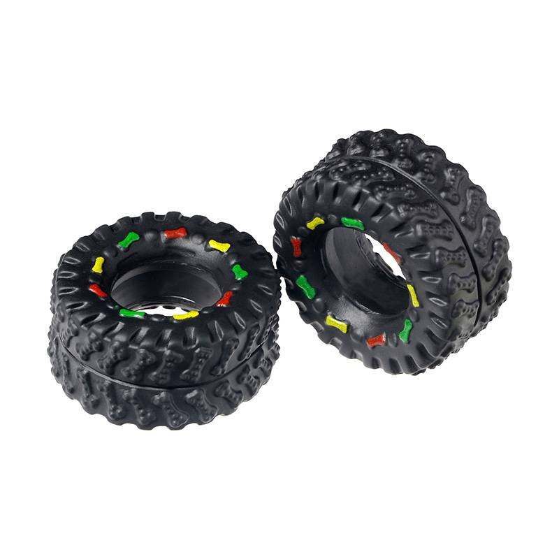 Brinquedo Mord.P/Pet Pneu Borracha P/Cach. 8c Un