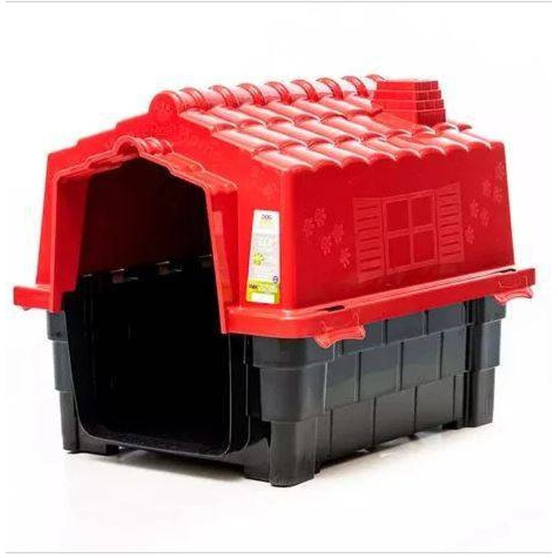 Casa Eco Colors Dog House Evo N 6 Un Vermelho